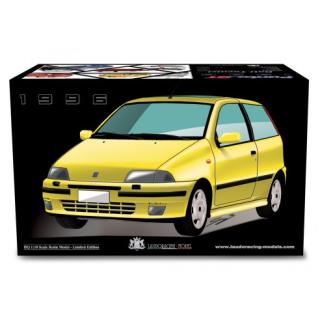 Fiat Punto GT 1400 2° serie 1996 Giallo Laudoracing 1:18 Resinemodell (Türen, Motorhaube... nicht zu öffnen!)